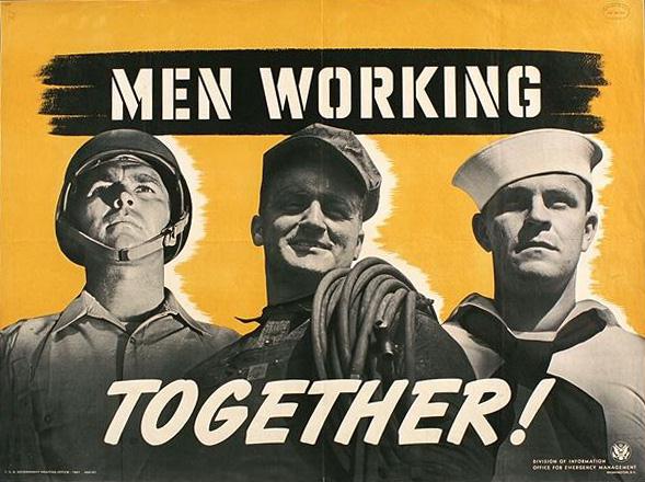 Men working together