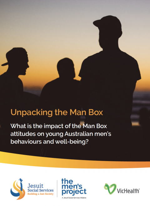 Jesuit Social Services, Unpacking the Man Box 2020 - Cover