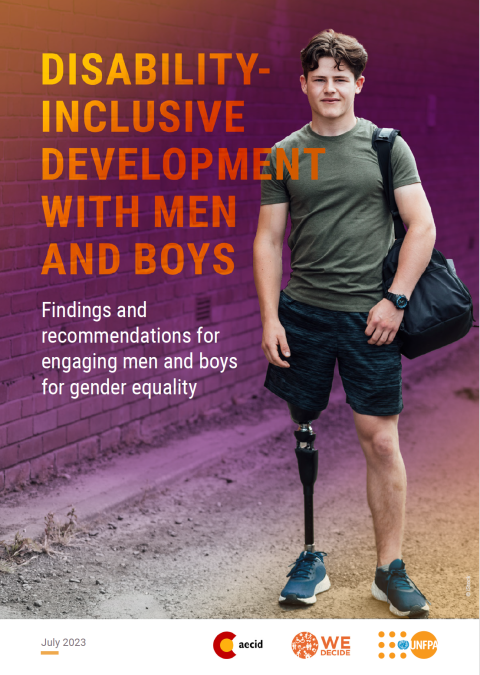 UNFPA, Disability-inclusive development with men and boys 2023 - Cover