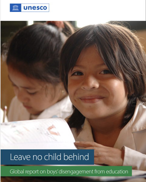 UNESCO, Leave no child behind - global report on boys’ disengagement from education 2022 - Cover