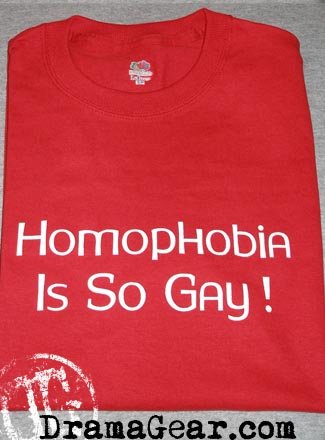 Homophobia is so gay