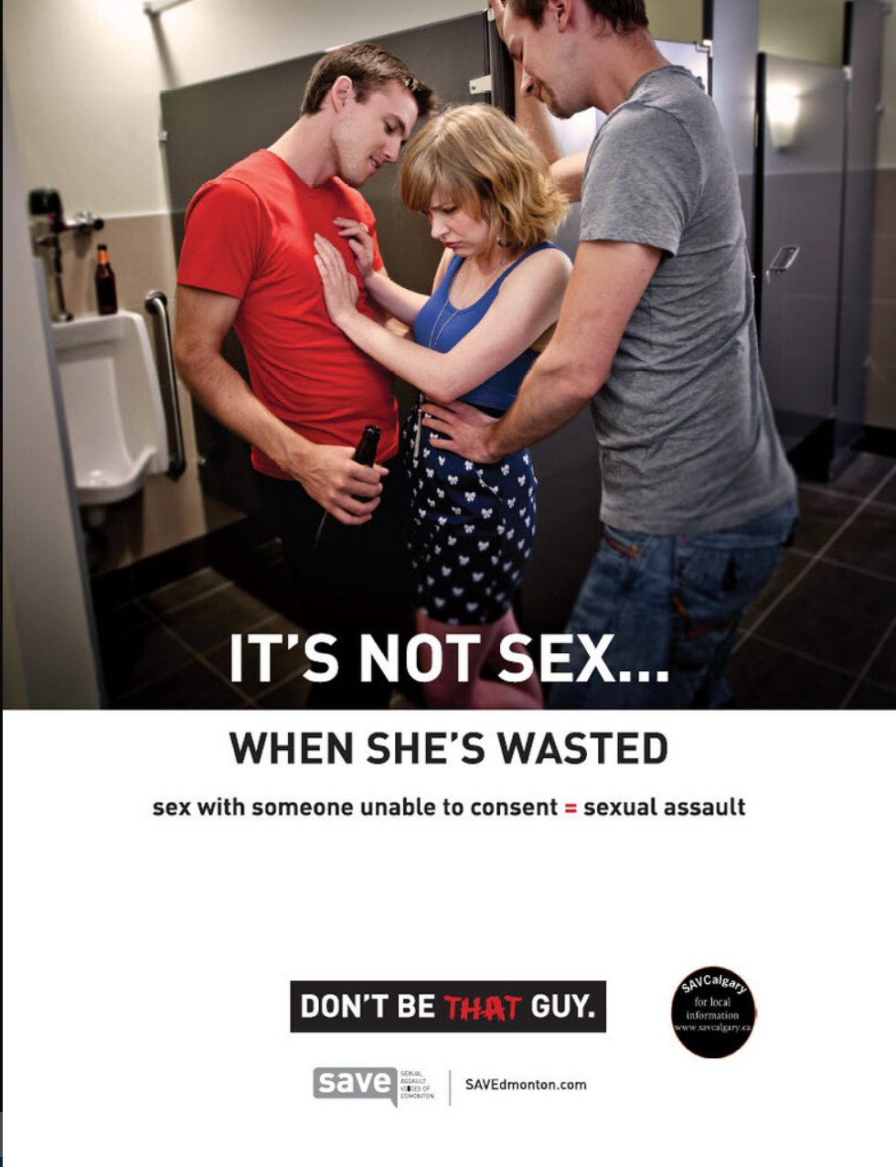 It's not sex - when she's wasted