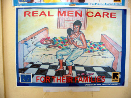 Real men care for their families