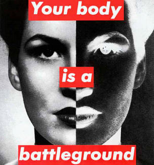 Your body is a battleground - Kruger