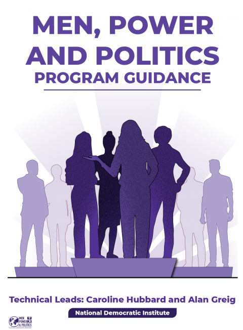 NDI, Men, Power and Politics Program Guidance 2020 - Cover