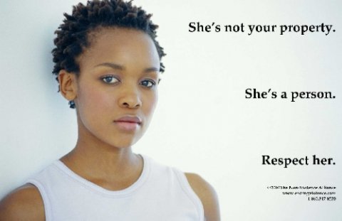 She's not your property