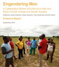EMERGE, Collaborative Review of Evidence on Men and Boys - Evidence REPORT 2015 Cover